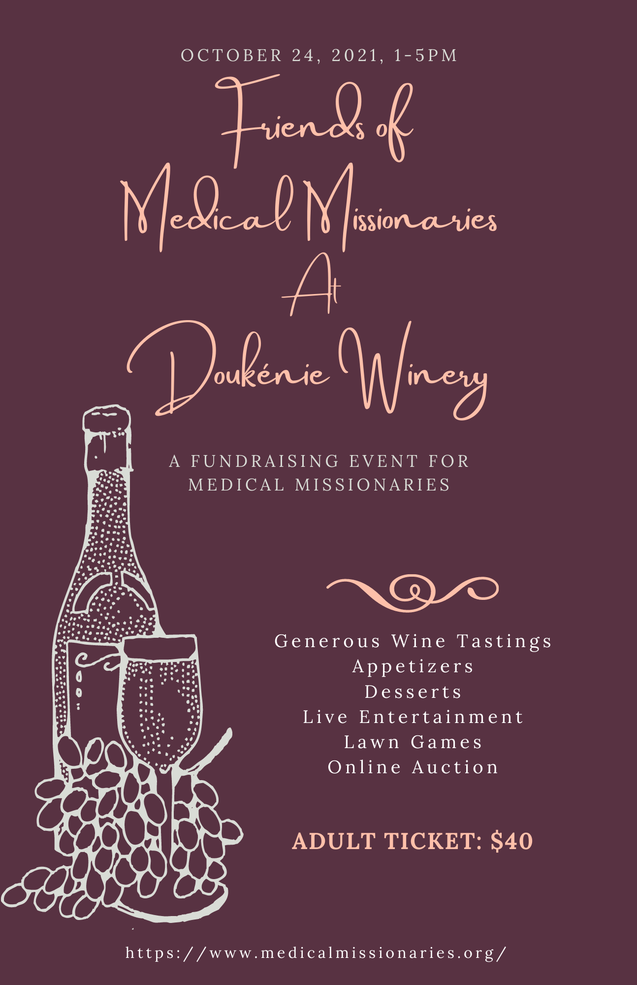 Friends of Medical Missionaries Day At Doukenie Winery