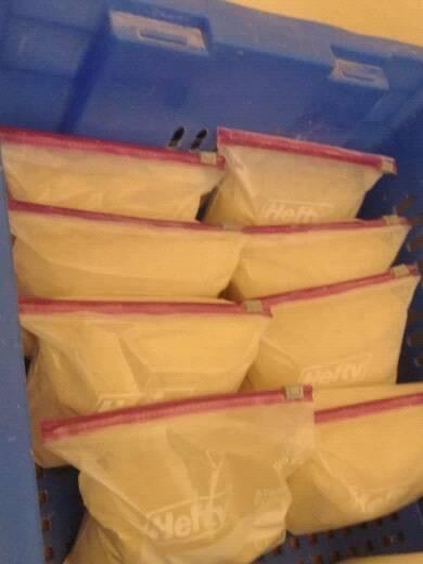 Bags of breadfruit flour ready for use