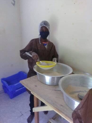 Making breadfruit flour