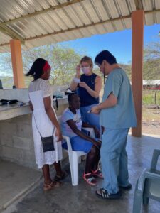 Patients being seen.